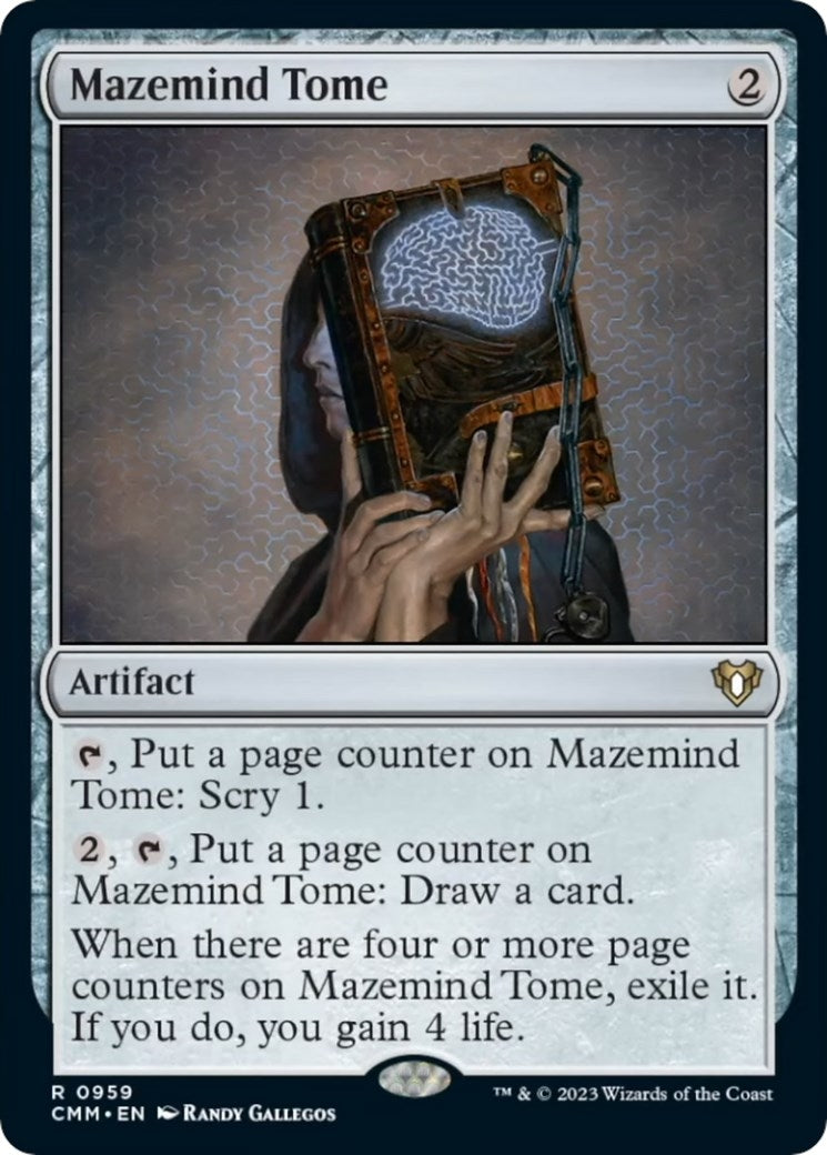 Image for Mazemind Tome (959) (Commander Masters) - Magic: The Gathering