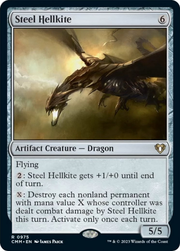 Image for Steel Hellkite (975) (Commander Masters) - Magic: The Gathering