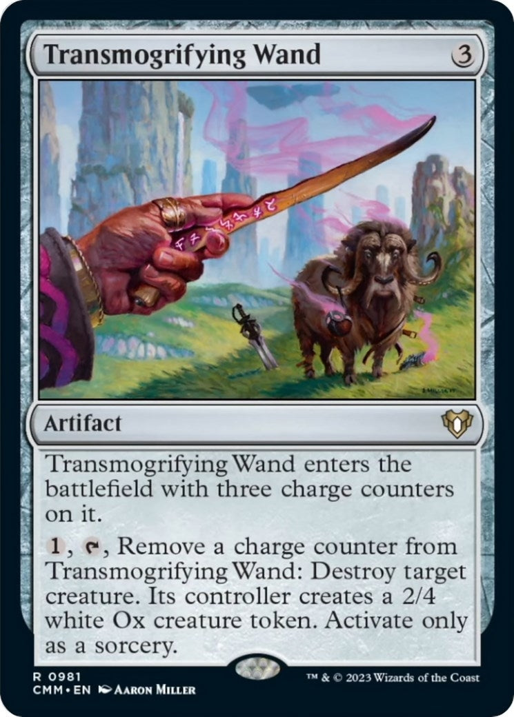 Image for Transmogrifying Wand (981) (Commander Masters) - Magic: The Gathering