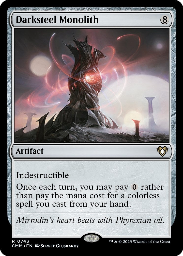 Image for Darksteel Monolith (743) (Commander Masters) - Magic: The Gathering