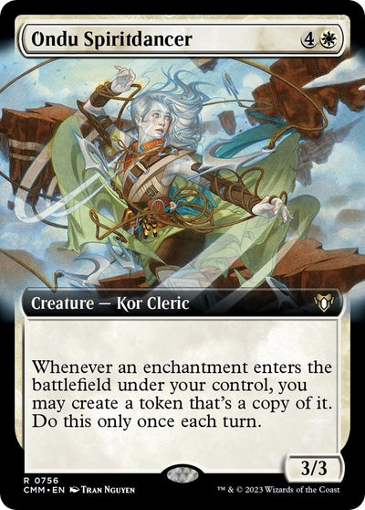 Ondu Spiritdancer (Extended Art) (756) (Commander Masters)