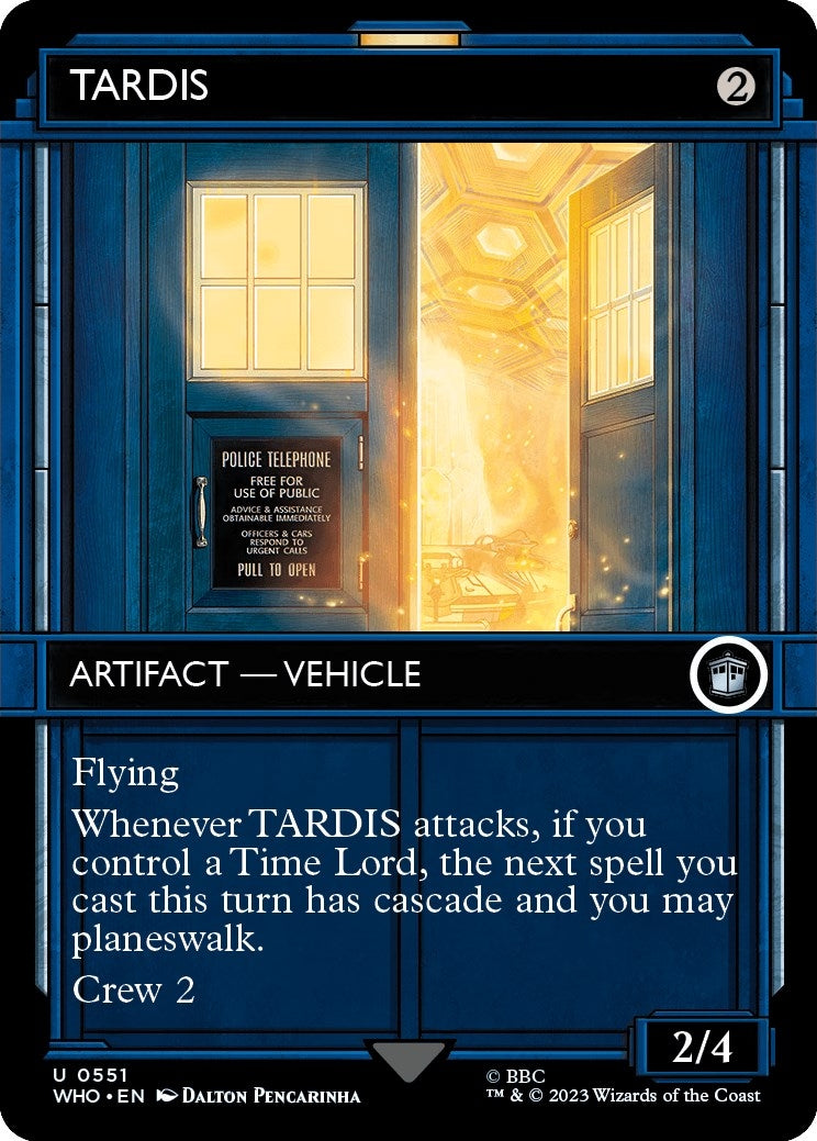 TARDIS (Showcase) (551) (Universes Beyond: Doctor Who)