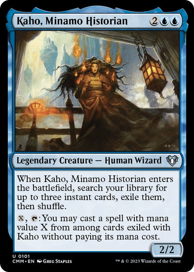 Kaho, Minamo Historian (101) (Commander Masters)