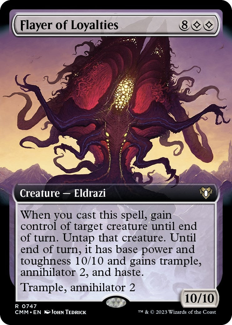 Flayer of Loyalties (Extended Art) (747) (Commander Masters)