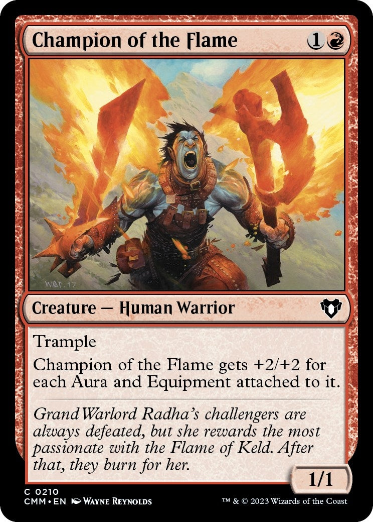 Image for Champion of the Flame (210) (Commander Masters) - Magic: The Gathering
