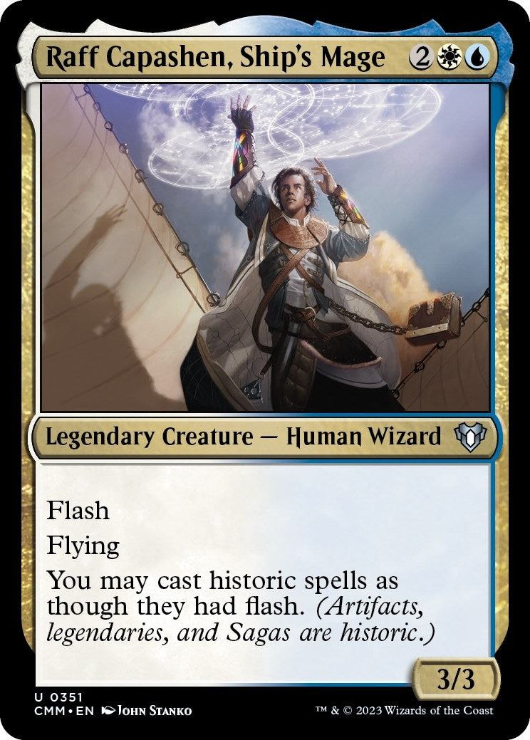Raff Capashen, Ship's Mage (351) (Commander Masters)