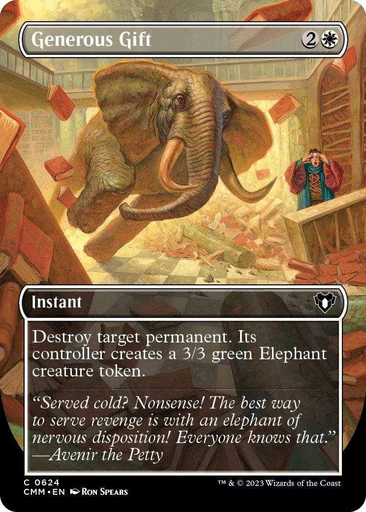 Generous Gift (Borderless) (624) (Commander Masters)