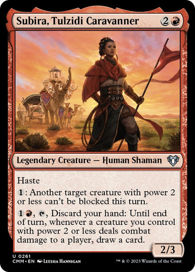 Subira, Tulzidi Caravanner (261) (Commander Masters)
