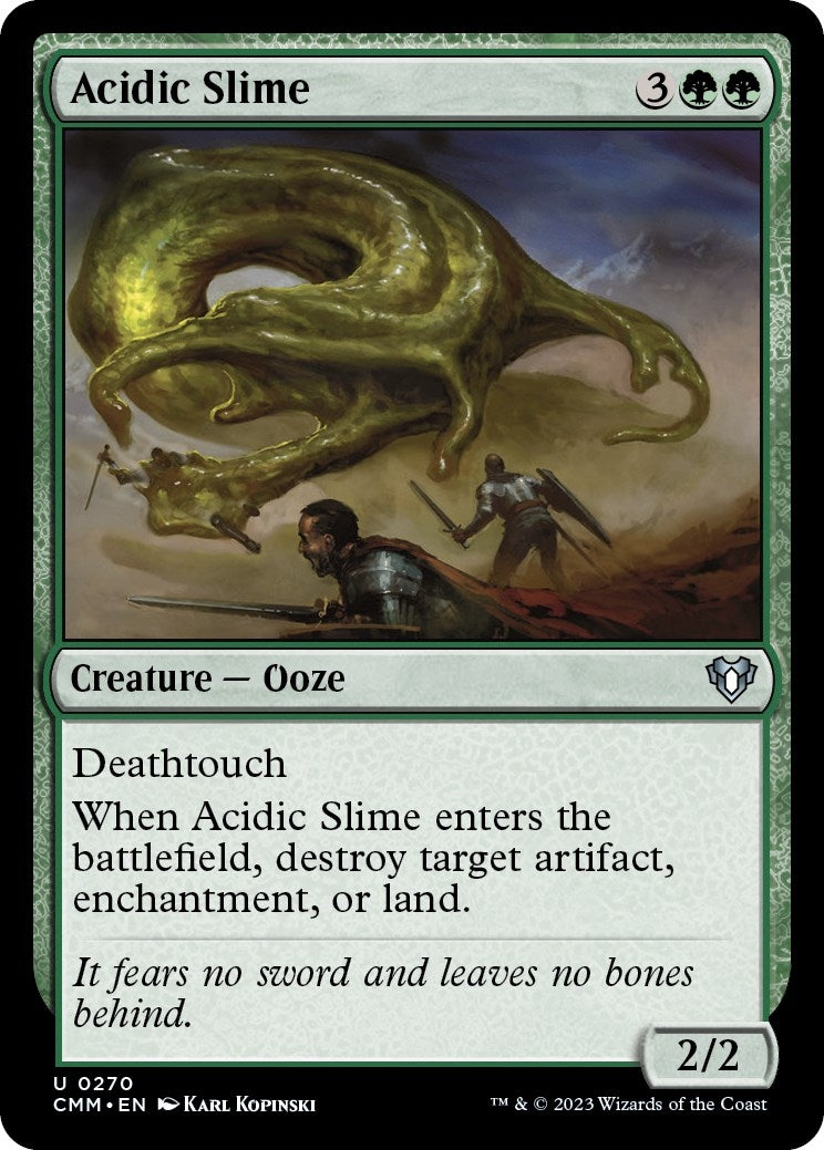 Acidic Slime (270) (Commander Masters)