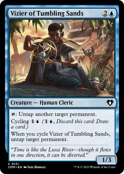 Vizier of Tumbling Sands (131) (Commander Masters)