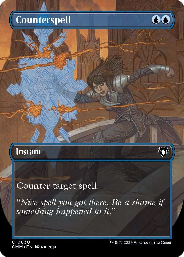Counterspell (Borderless) (630) (Commander Masters)