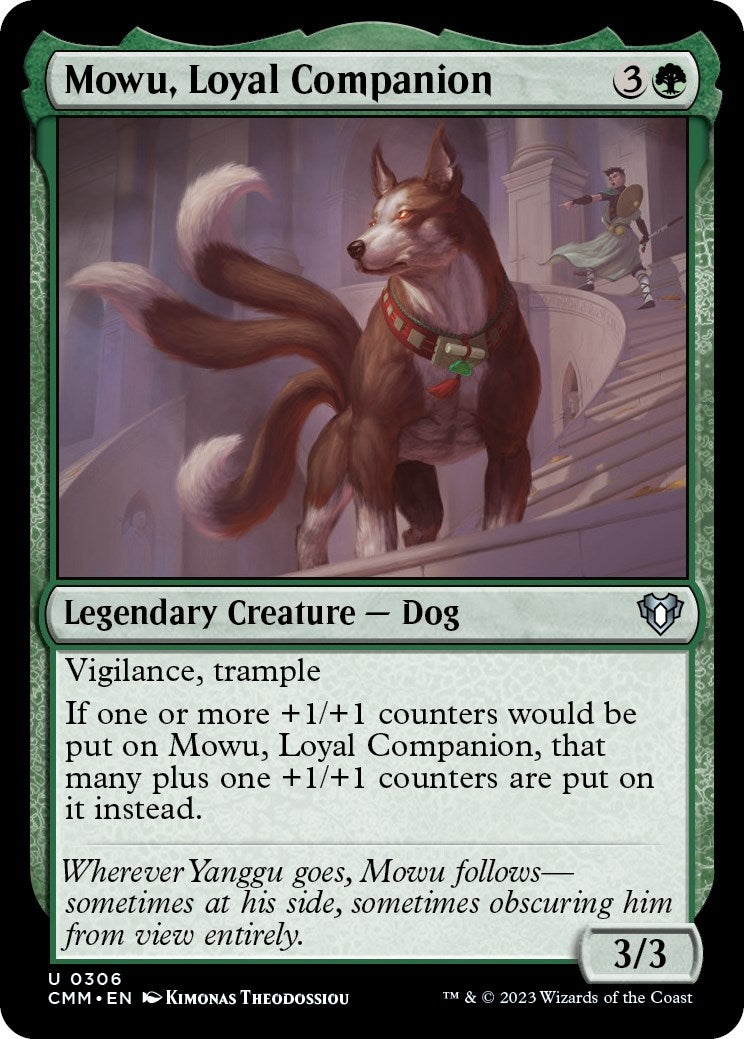 Mowu, Loyal Companion (306) (Commander Masters)