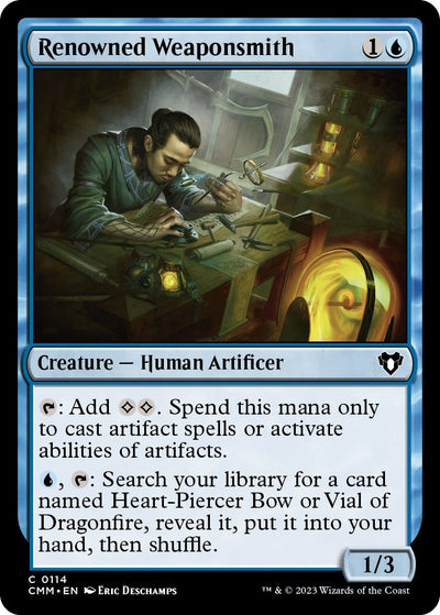 Renowned Weaponsmith (114) (Commander Masters)