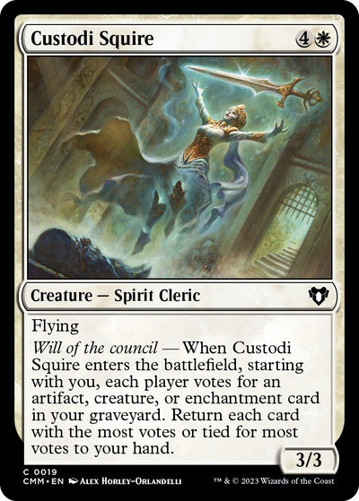 Custodi Squire (19) (Commander Masters)