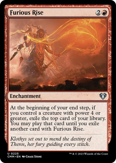 Furious Rise (225) (Commander Masters)