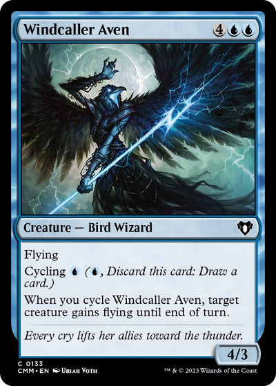 Windcaller Aven (133) (Commander Masters)