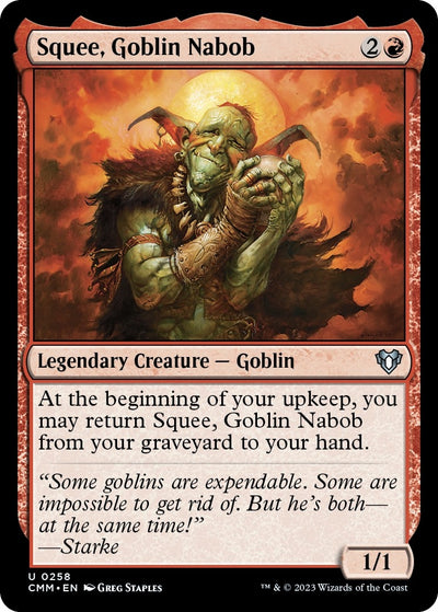 Squee, Goblin Nabob (258) (Commander Masters)