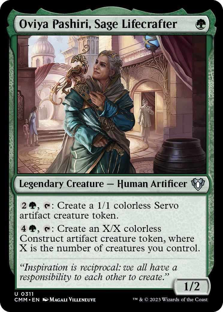 Oviya Pashiri, Sage Lifecrafter (311) (Commander Masters)