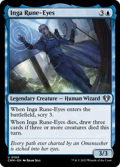 Inga Rune-Eyes (100) (Commander Masters)