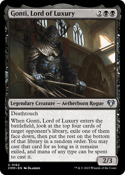 Gonti, Lord of Luxury (162) (Commander Masters)