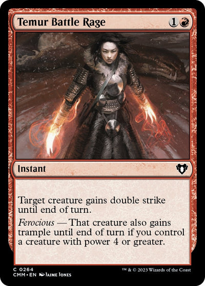 Temur Battle Rage (264) (Commander Masters)