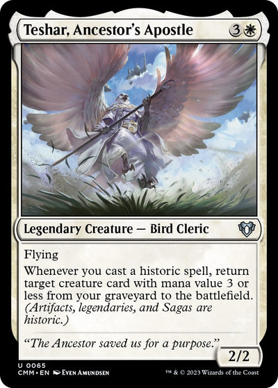 Teshar, Ancestor's Apostle (65) (Commander Masters)