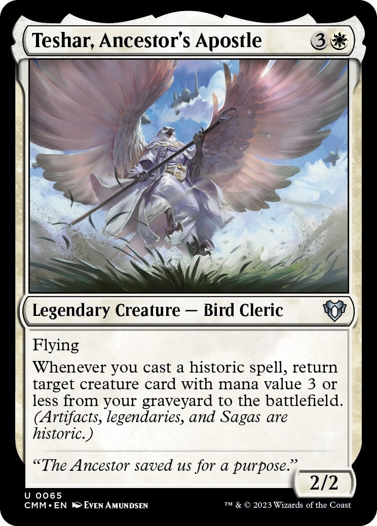 Image for Teshar, Ancestor's Apostle (65) (Commander Masters) - Magic: The Gathering