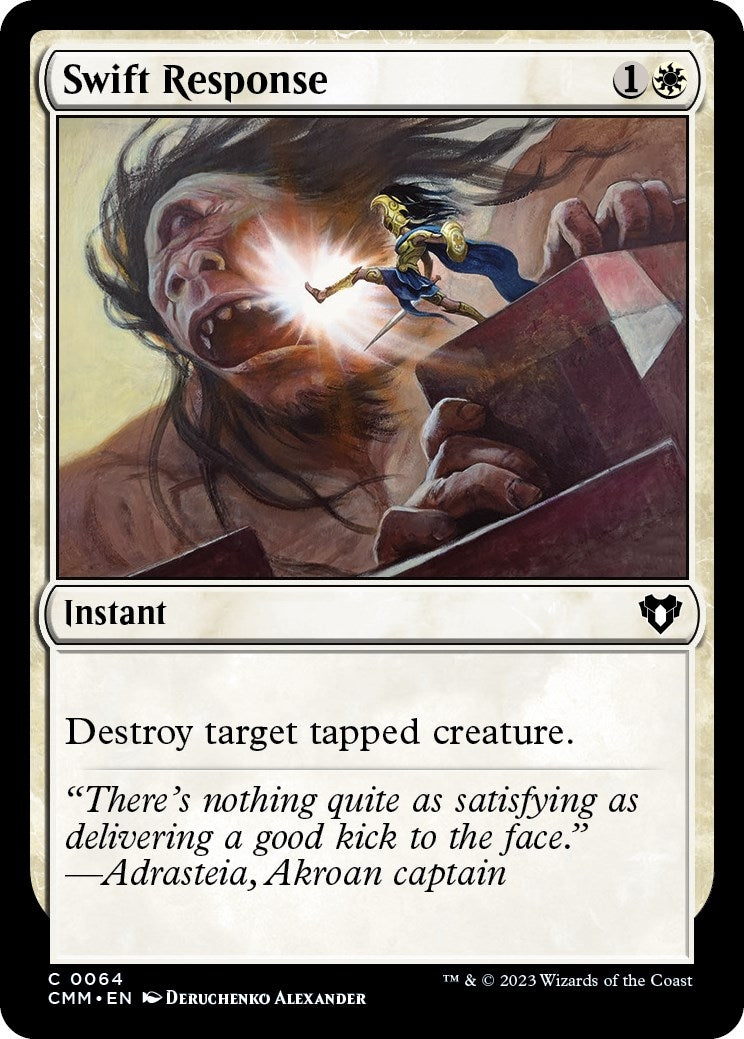 Image for Swift Response (64) (Commander Masters) - Magic: The Gathering