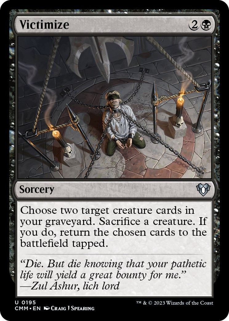Victimize (195) (Commander Masters)