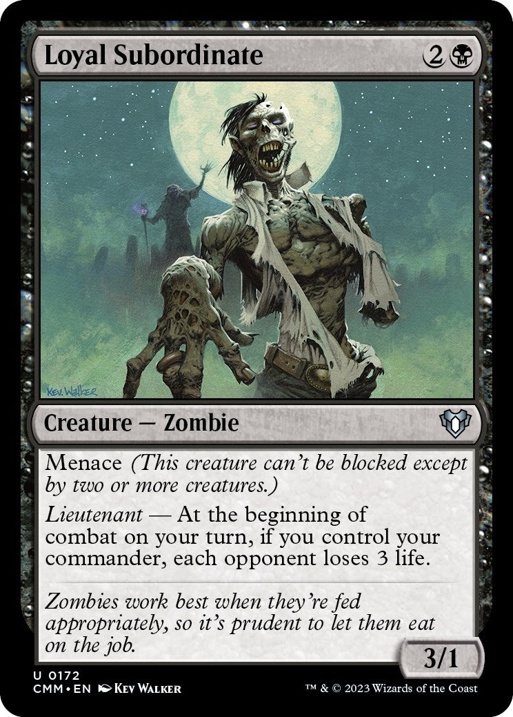 Loyal Subordinate (172) (Commander Masters)