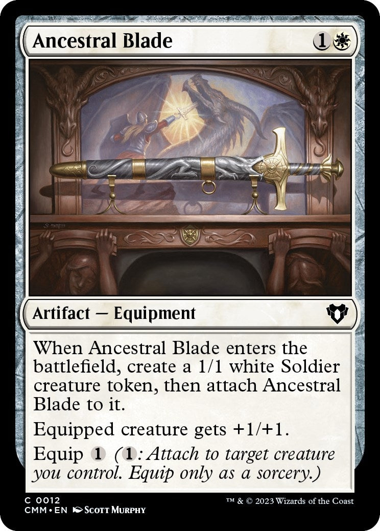 Ancestral Blade (12) (Commander Masters)