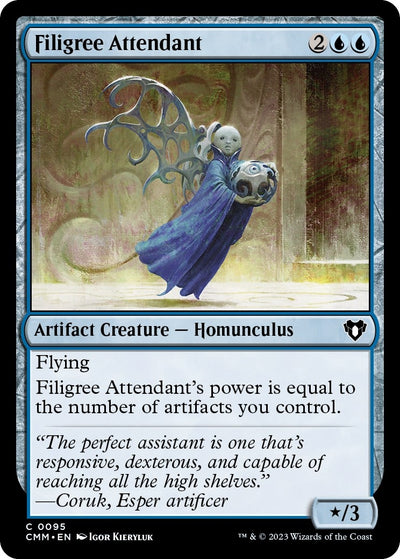 Filigree Attendant (95) (Commander Masters)