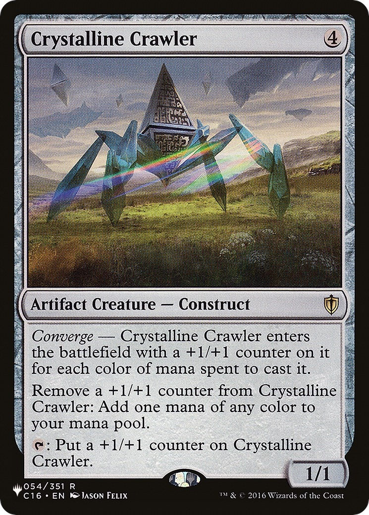 Image for Crystalline Crawler (C16) (054/351) (The List Reprints) - Magic: The Gathering