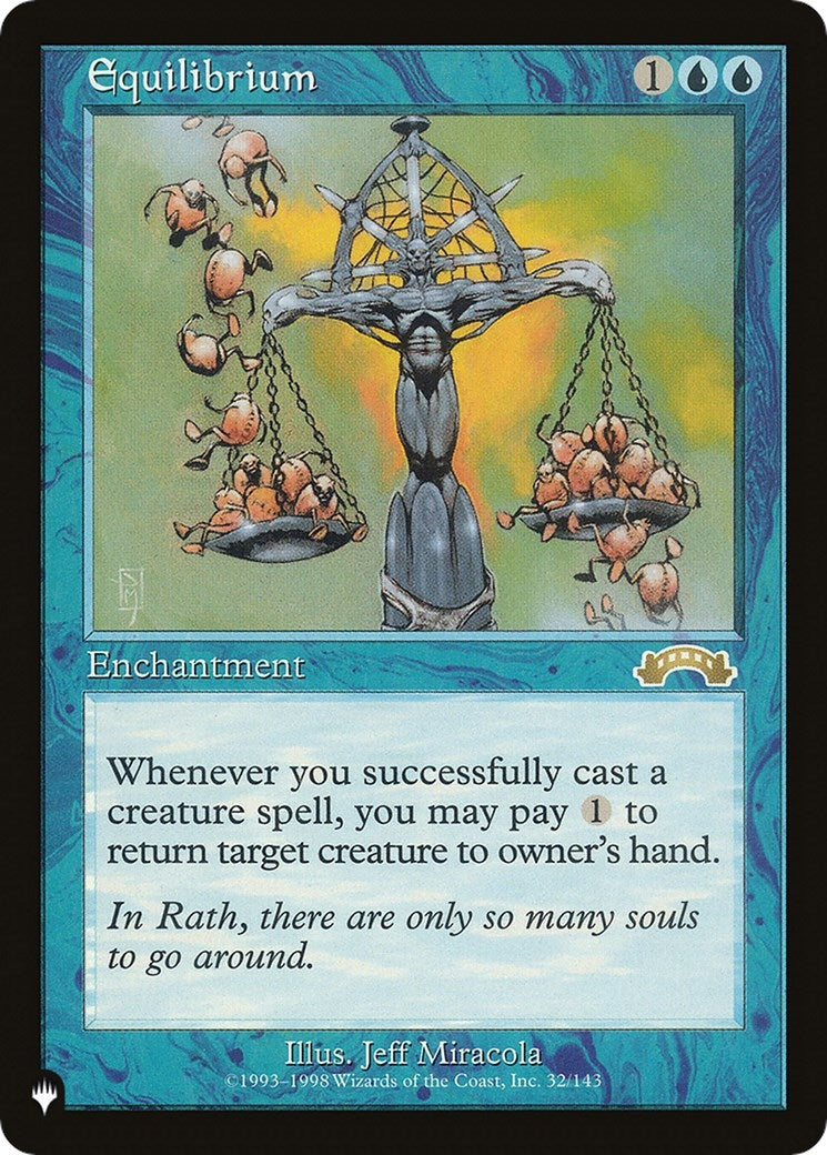 Equilibrium (32/143) (The List Reprints)