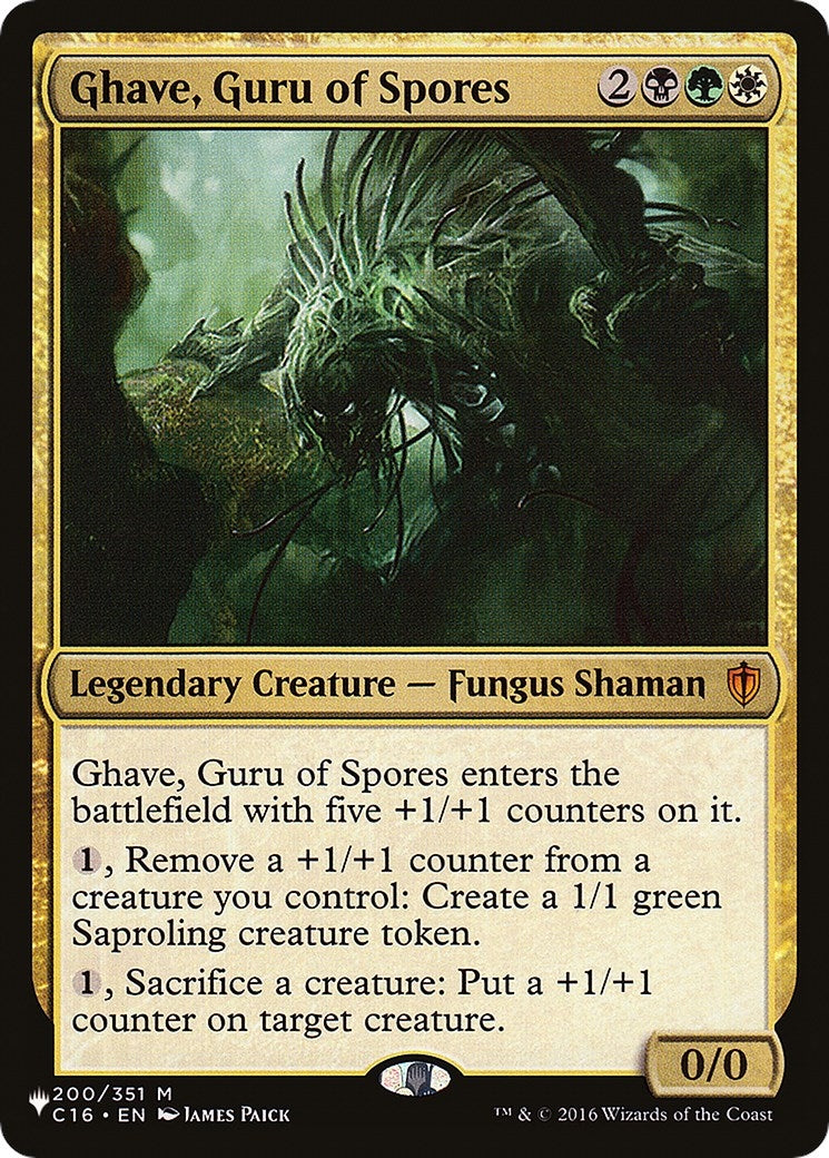 Ghave, Guru of Spores (200/351) (The List Reprints)
