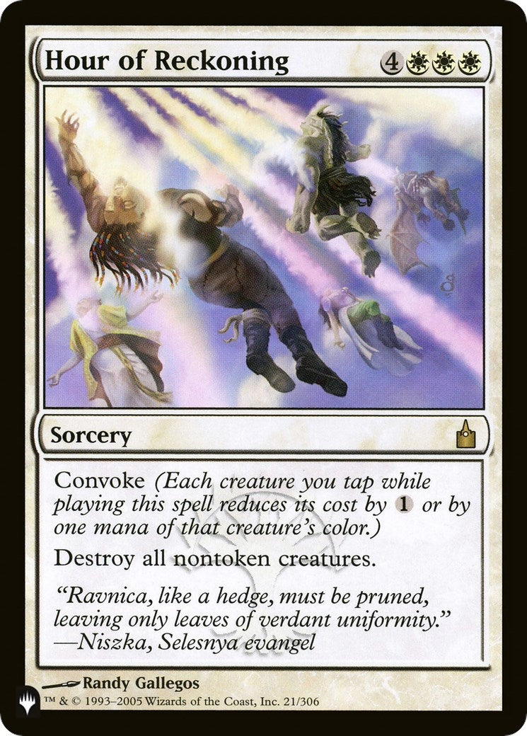 Hour of Reckoning (21/306) (The List Reprints)