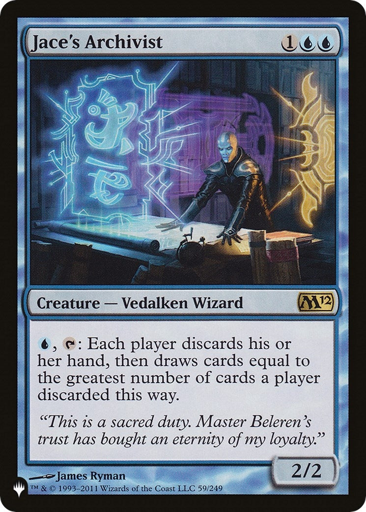 Jace's Archivist (59/249) (The List Reprints)