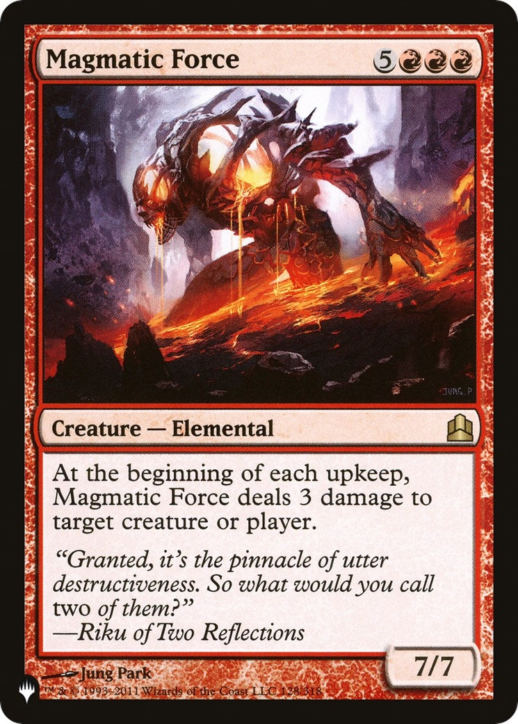 Magmatic Force (128/318) (The List Reprints)