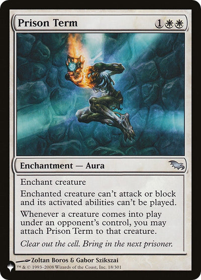 Prison Term (18/301) (The List Reprints)