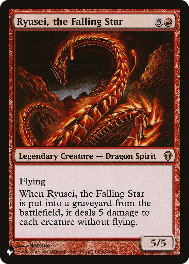 Ryusei, the Falling Star (45/150) (The List Reprints)