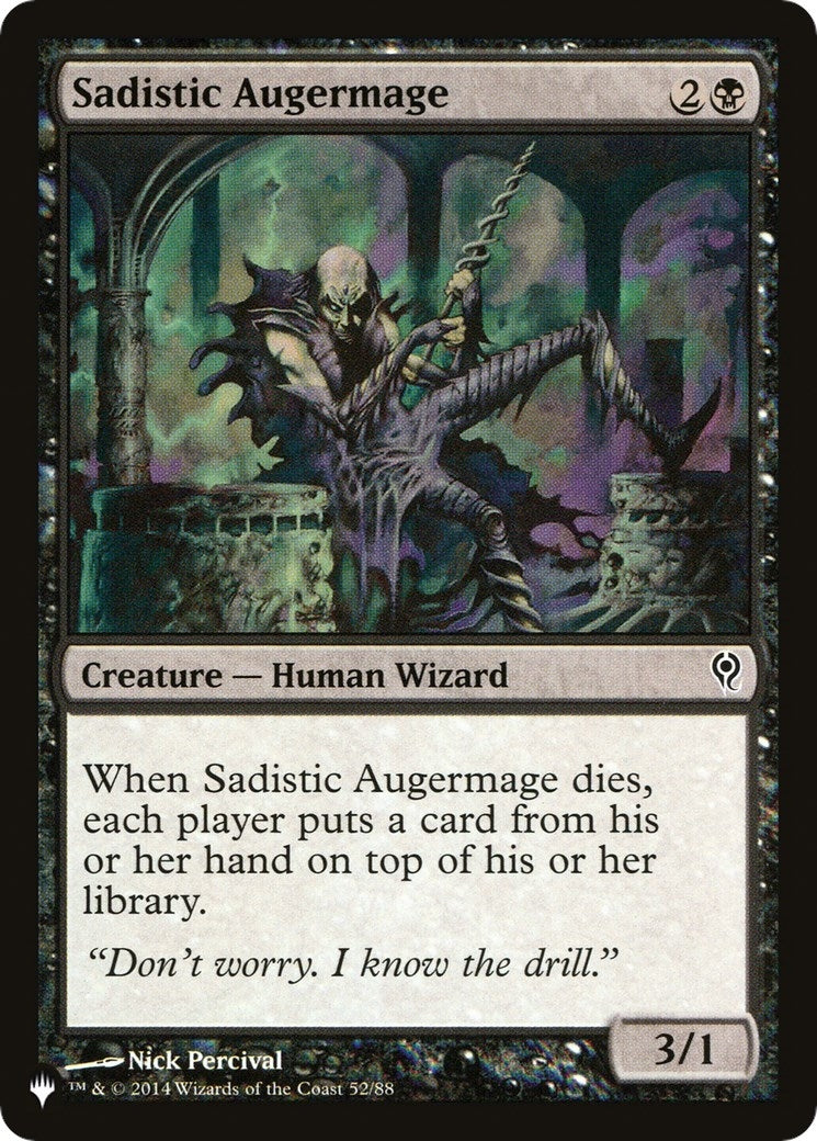 Sadistic Augermage (52/88) (The List Reprints)