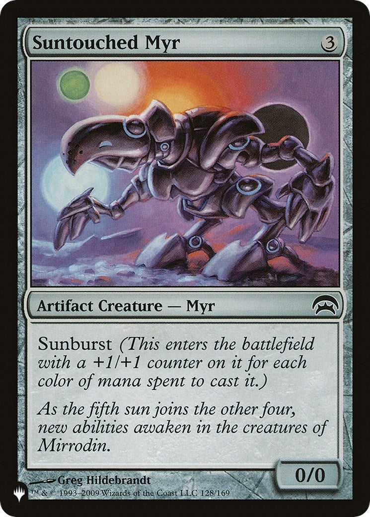Image for Suntouched Myr (128/169) (The List Reprints) - Magic: The Gathering