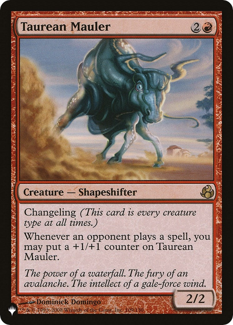 Taurean Mauler (MOR) (109/150) (The List Reprints)