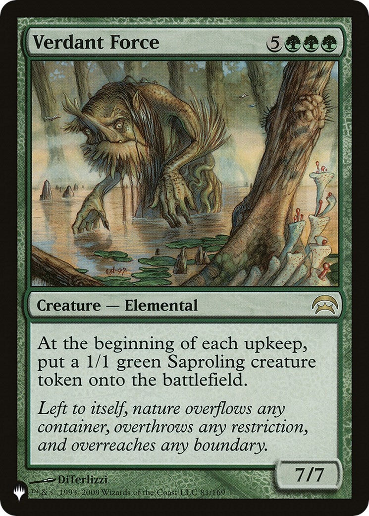 Verdant Force (81/169) (The List Reprints)