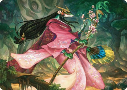 Sakiko, Mother of Summer Art Card (24) (Art Series: Commander Masters)