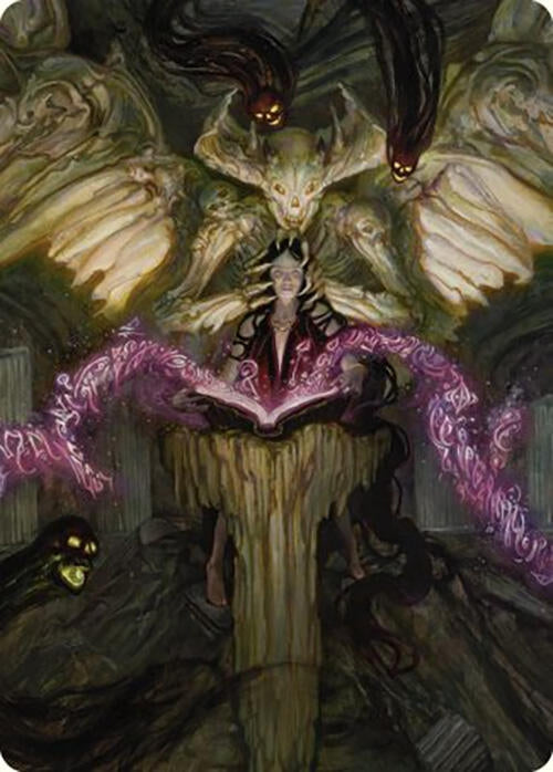Demonic Tutor Art Card (64) (Art Series: Commander Masters)