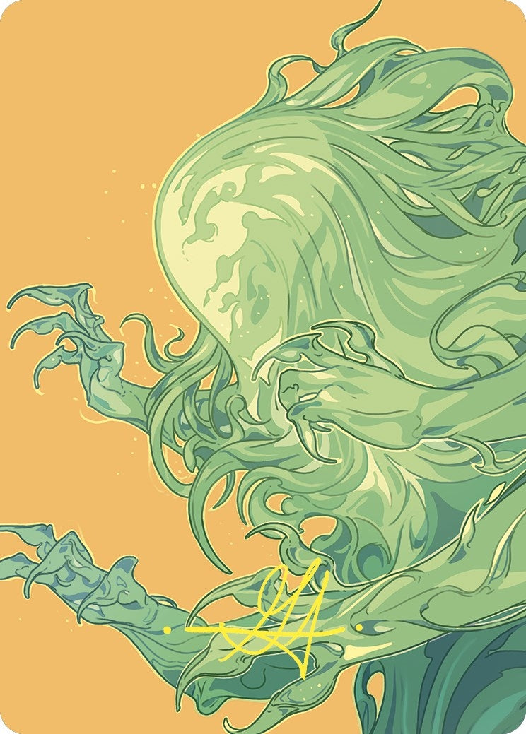 Omnath, Locus of Mana Art Card (Gold-Stamped Signature) (57) (Art Series: Commander Masters)