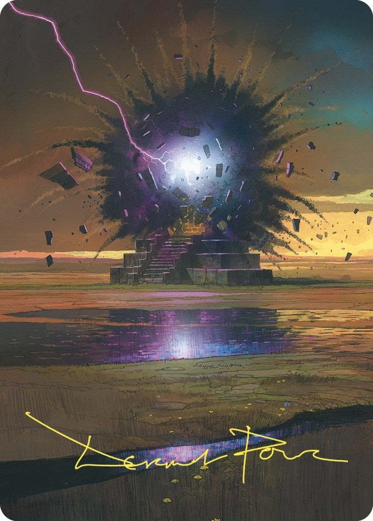 Return to Dust Art Card (Gold-Stamped Signature) (34) (Art Series: Commander Masters)