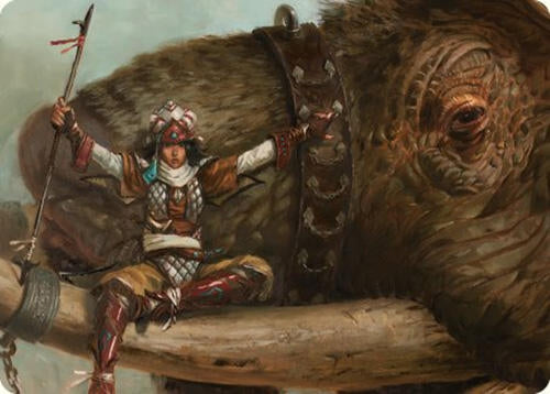 Tuskguard Captain Art Card (16) (Art Series: Commander Masters)