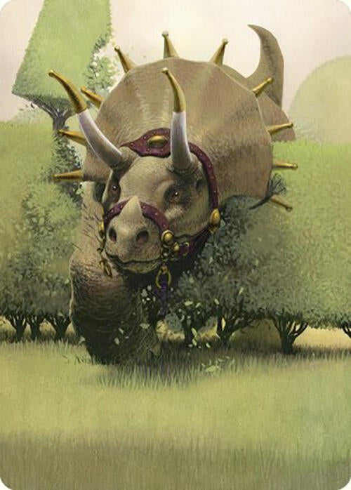 Regal Behemoth Art Card (43) (Art Series: Commander Masters)
